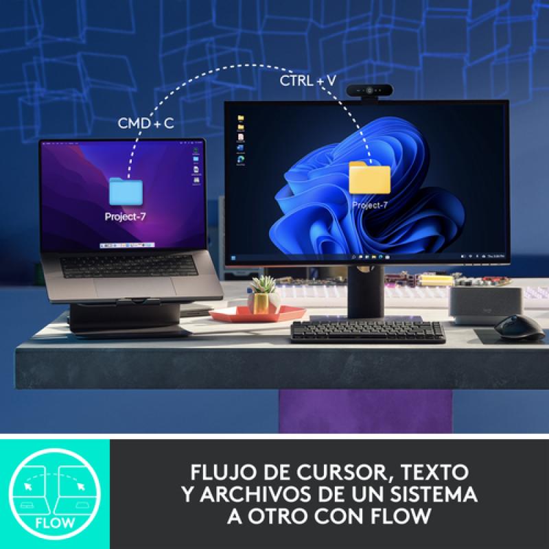 Logitech MX Master 3S ratón mano derecha RF Wireless + Bluetooth Laser 8000 DPI