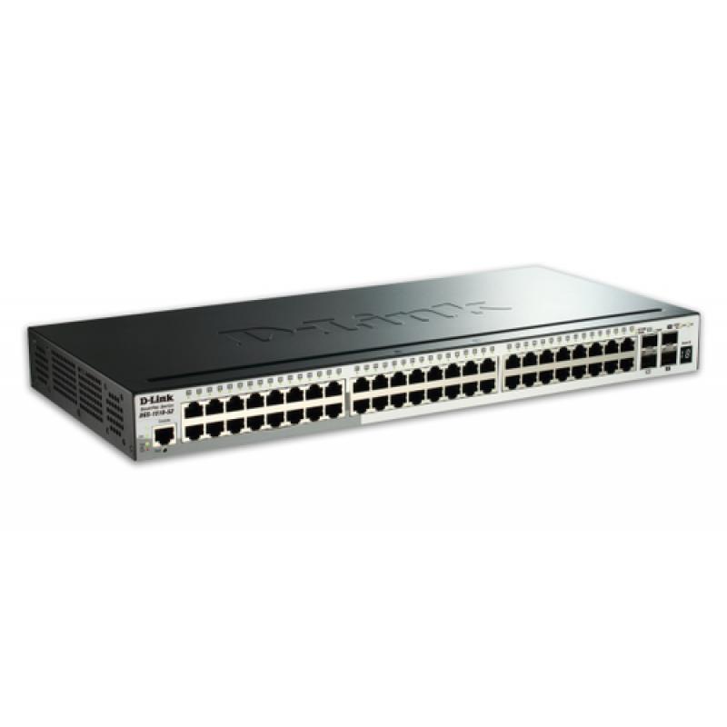 D-Link DGS-1510-52X switch Gestionado L3 Gigabit Ethernet (10/100/1000) 1U Negro
