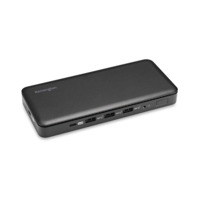 Kensington Replicador de puertos de vídeo triple sin Drivers SD4839P USB-C de 10 Gbps y con carga PD de 85 W