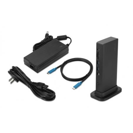 Kensington Replicador de puertos de vídeo triple sin Drivers USB-C SD4849Pv con carga Power Delivery de 100 W