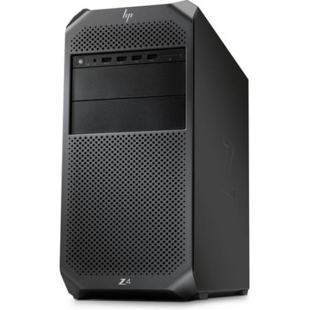 HP Z4 G4 W-2223 Torre Intel® Xeon® W 16 GB DDR4-SDRAM 512 GB SSD Windows 10 Pro Puesto de trabajo Negro