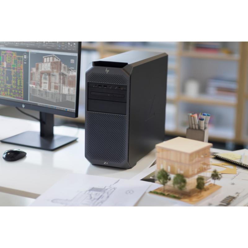 HP Z4 G4 W-2223 Torre Intel® Xeon® W 16 GB DDR4-SDRAM 512 GB SSD Windows 10 Pro Puesto de trabajo Negro