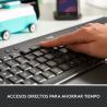 Logitech Signature K650 teclado RF Wireless + Bluetooth QWERTY Español Grafito