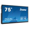 iiyama TE7504MIS-B3AG pizarra y accesorios interactivos 190,5 cm (75") 3840 x 2160 Pixeles Pantalla táctil Negro