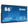 iiyama TE8604MIS-B3AG pizarra y accesorios interactivos 2,18 m (86") 3840 x 2160 Pixeles Pantalla táctil Negro