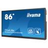 iiyama TE8604MIS-B3AG pizarra y accesorios interactivos 2,18 m (86") 3840 x 2160 Pixeles Pantalla táctil Negro