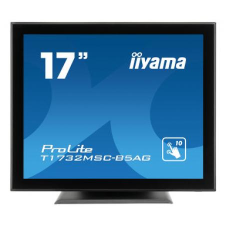 iiyama ProLite T1732MSC-B5AG pantalla para PC 43,2 cm (17") 1280 x 1024 Pixeles LED Pantalla táctil Negro