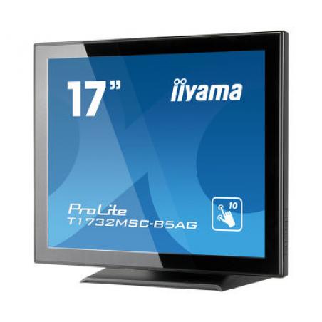 iiyama ProLite T1732MSC-B5AG pantalla para PC 43,2 cm (17") 1280 x 1024 Pixeles LED Pantalla táctil Negro