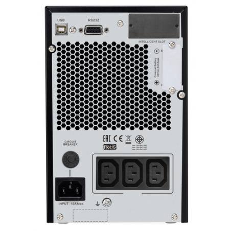 APC SRV1KIL sistema de alimentación ininterrumpida (UPS) Doble conversión (en línea) 1 kVA 800 W 3 salidas AC