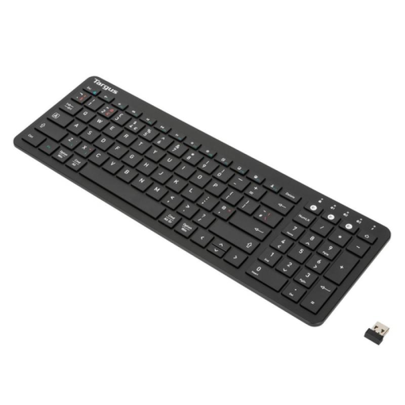 Targus AKB863UK teclado Bluetooth QWERTY Inglés del Reino Unido Negro