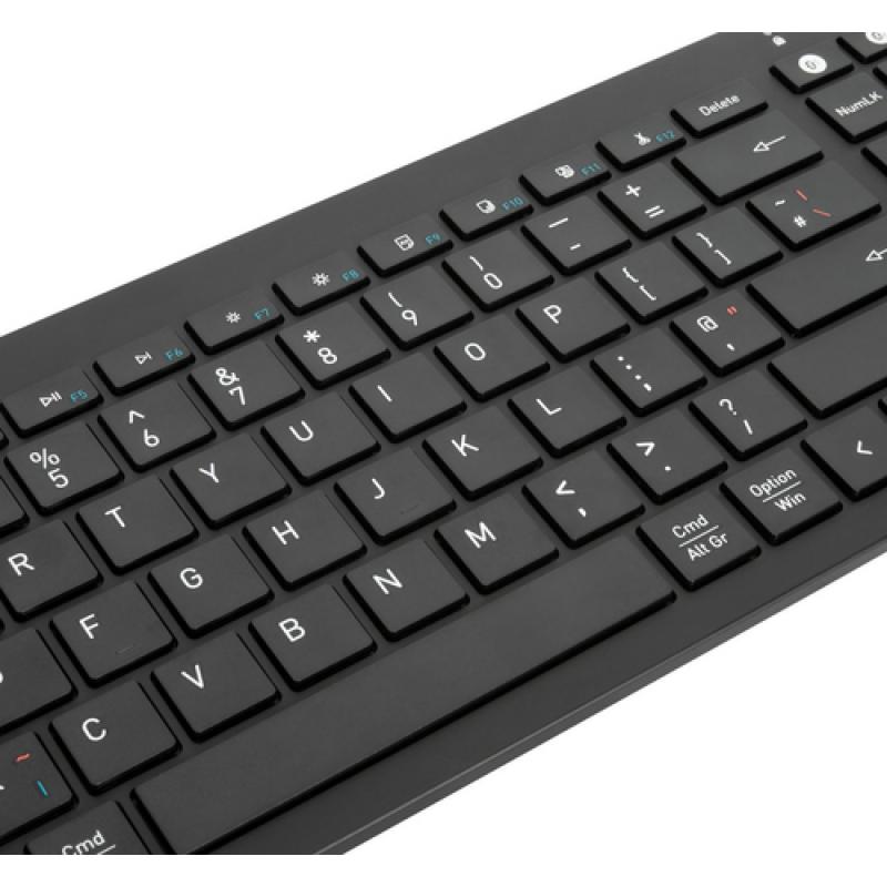 Targus AKB863UK teclado Bluetooth QWERTY Inglés del Reino Unido Negro