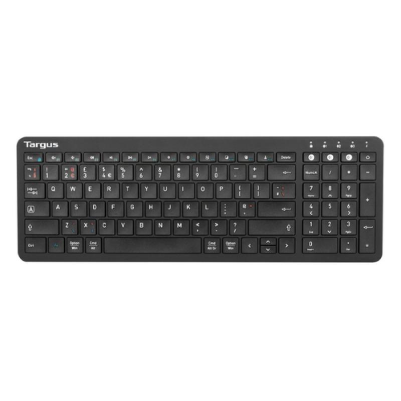 Targus AKB863UK teclado Bluetooth QWERTY Inglés del Reino Unido Negro