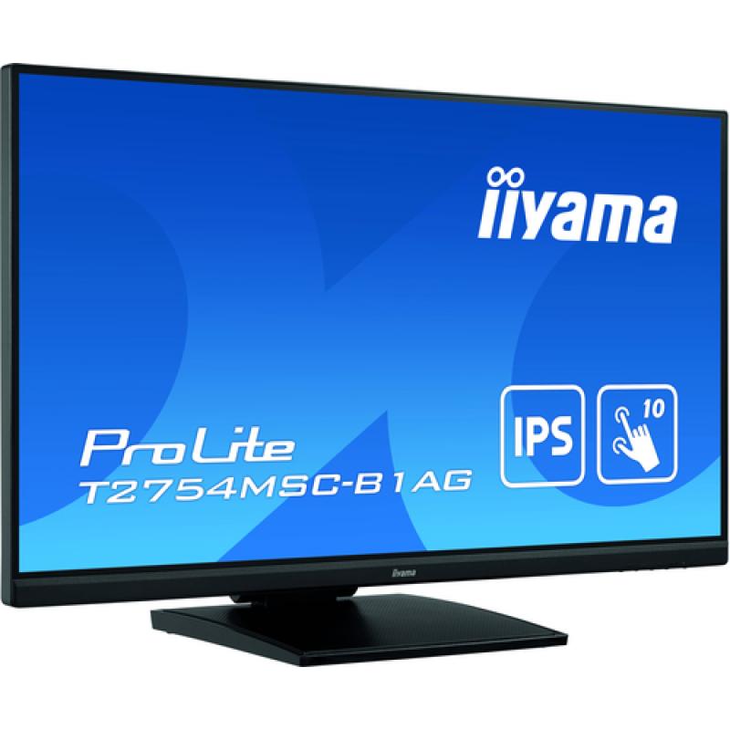 iiyama ProLite T2754MSC-B1AG pantalla para PC 68,6 cm (27") 1920 x 1080 Pixeles Full HD LED Pantalla táctil Multi-usuario Negro
