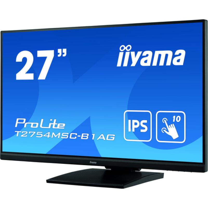 iiyama ProLite T2754MSC-B1AG pantalla para PC 68,6 cm (27") 1920 x 1080 Pixeles Full HD LED Pantalla táctil Multi-usuario Negro