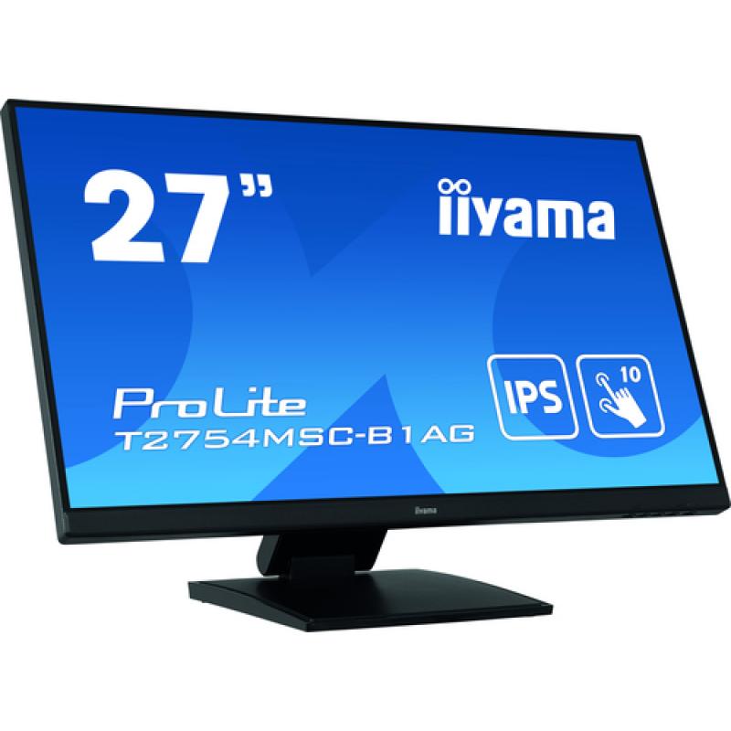 iiyama ProLite T2754MSC-B1AG pantalla para PC 68,6 cm (27") 1920 x 1080 Pixeles Full HD LED Pantalla táctil Multi-usuario Negro