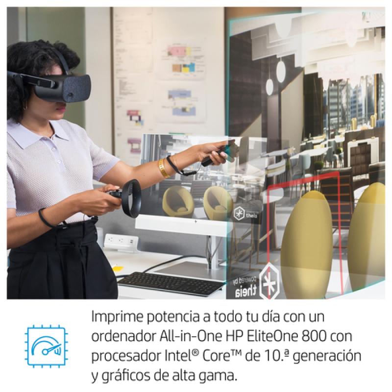 HP EliteOne 800 G6 Intel® Core™ i5 60,5 cm (23.8") 1920 x 1080 Pixeles Pantalla táctil 8 GB DDR4-SDRAM 256 GB SSD PC todo en uno