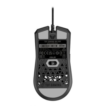 ASUS TUF Gaming M4 Air ratón Ambidextro USB tipo A Óptico 16000 DPI