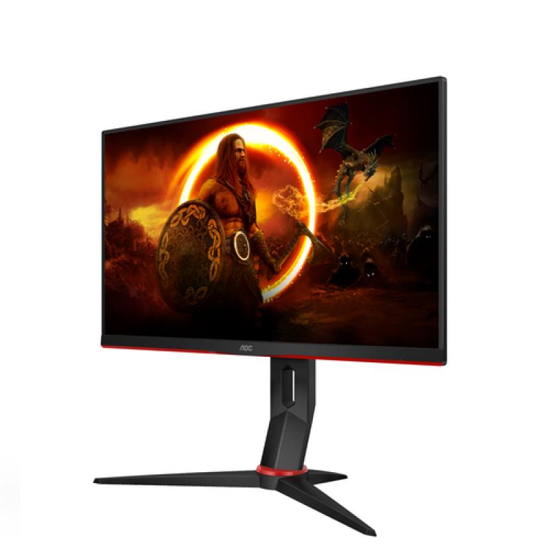 AOC 24G2SPU/BK pantalla para PC 60,5 cm (23.8") 1920 x 1080 Pixeles Full HD Negro, Rojo