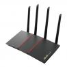 ASUS RT-AX55 router inalámbrico Gigabit Ethernet Doble banda (2,4 GHz / 5 GHz) 4G Negro