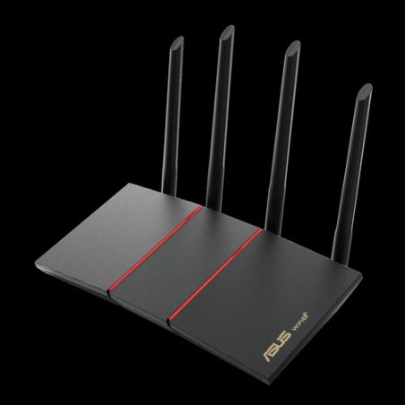 ASUS RT-AX55 router inalámbrico Gigabit Ethernet Doble banda (2,4 GHz / 5 GHz) 4G Negro