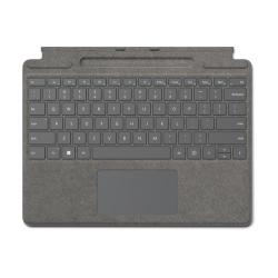 Microsoft Surface Pro Signature Keyboard Platino Microsoft Cover port QWERTY Español